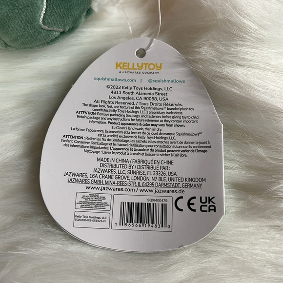 SQUISHMALLOWS | NWT 4" Gina the Gingerbread Girl Christmas Plush Toy - Picture 2 of 3